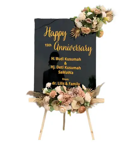 Papan Bunga Akrilik Talang Bubuk