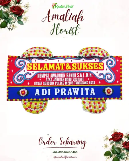 Papan Bunga Ucapan Selamat Talang Bubuk