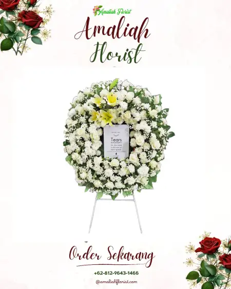 Krans Bunga Duka Talang Bubuk